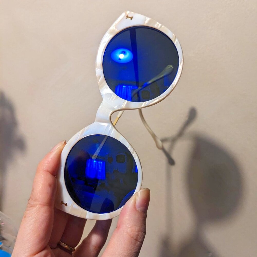 Illesteva Blue Polarized Sunglasses